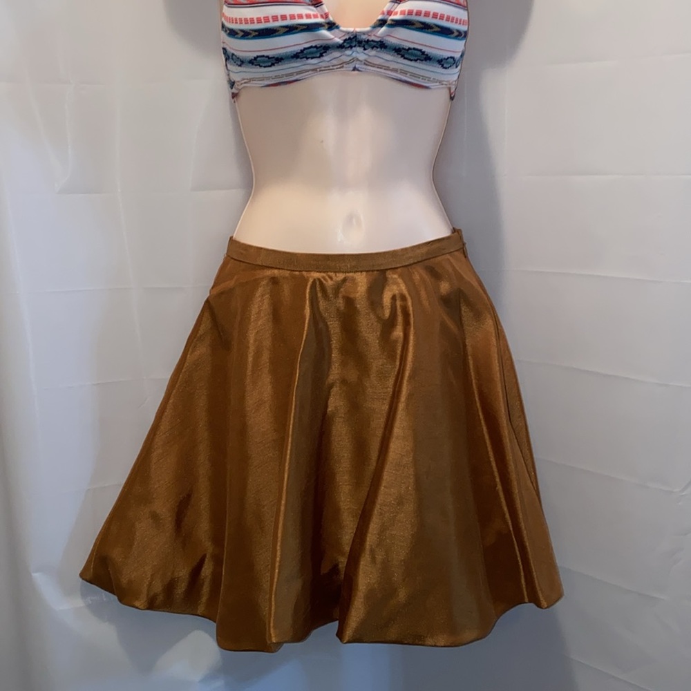 Boskemper Gold short skirt XS EUC